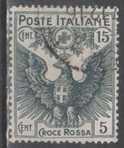 Italie 1915 - Croix Rouge 15+5 c.