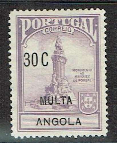 PORTUGAL ANGOLA 1925 - TAXE YT 228 MNH.