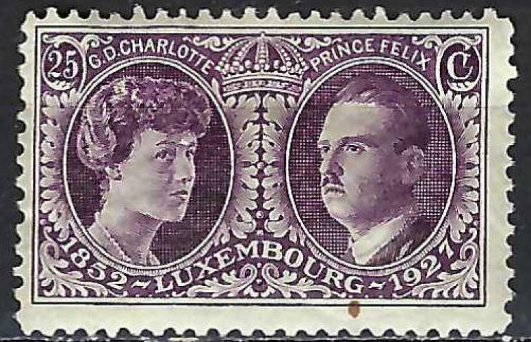 Luxembourg - 1927 - Y & T n° 187 - MH