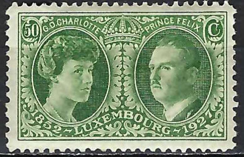 Luxembourg - 1927 - Y & T n° 188 - MH