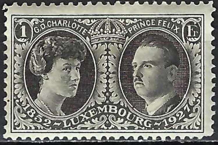 Luxembourg - 1927 - Y & T n° 190 - MH