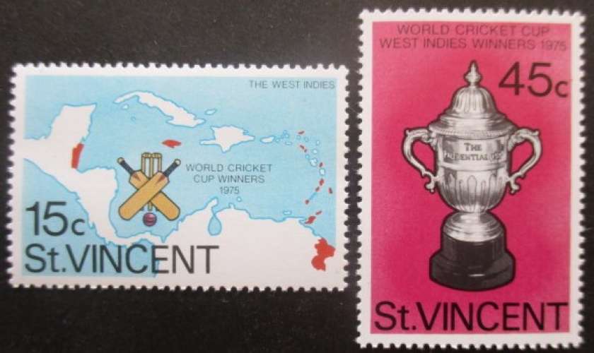 ST VINCENT N°449 et 450 neuf ** cote 4€