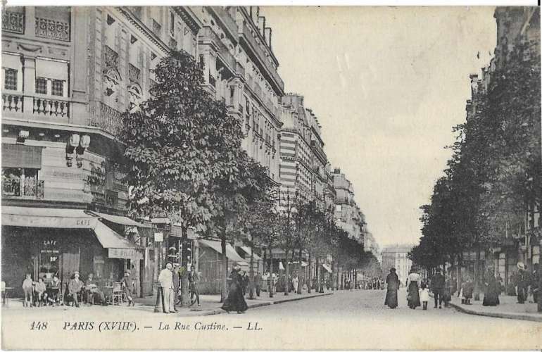 PARIS: la Rue Custine - 148 LL