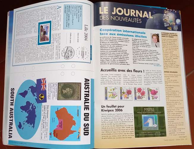 2004 - Timbres Magazine – Année complète