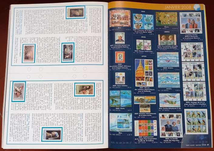 2008 - Timbres Magazine – Année complète