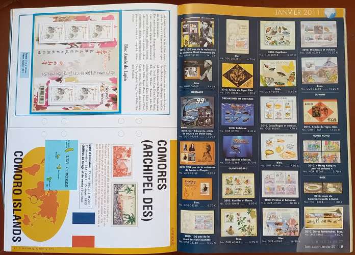 2011 - Timbres Magazine – Année complète