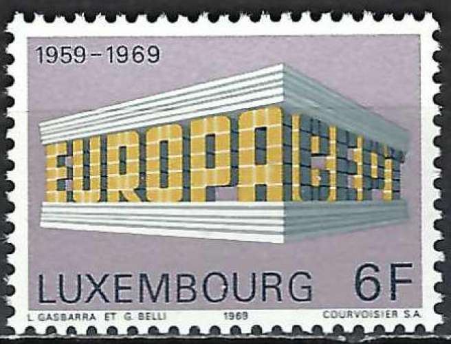 Luxembourg - 1969 - Y & T n° 739 - Europa - MNH