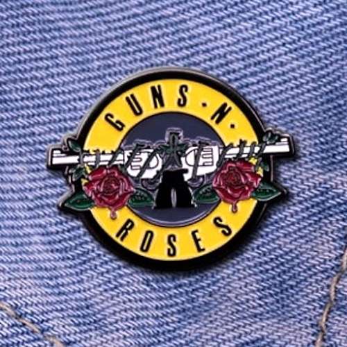 Pin's Neuf Pins - Guns N' Roses Guns and Roses