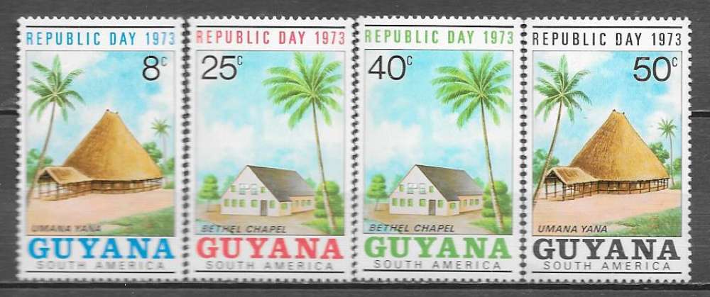 Guyana  N° 410/13 Yvert NEUF * ( MLH )