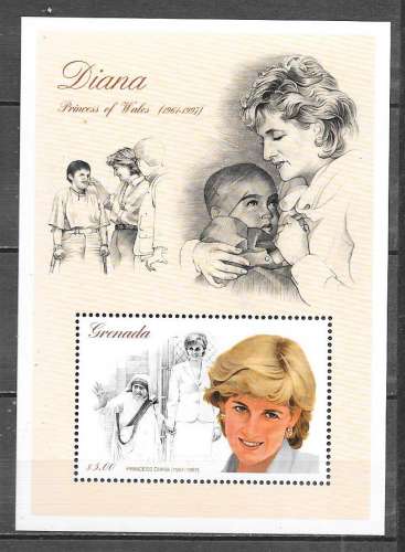 GRENADE 1997 Princess Diana  NEUF ** ( MNH )