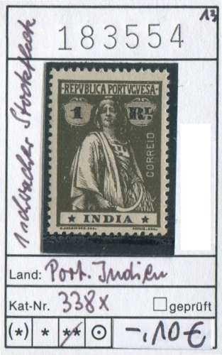 Inde Portugaise 1913 - Michel 338 - ** neuf mnh