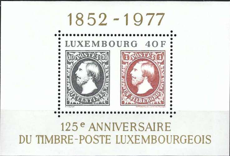 Luxembourg - 1977 - Y & T n° 10 Blocs & feuillets - MNH (2