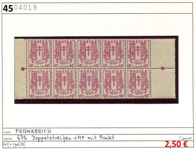 France 1945 - Michel 676 - Yvert 672  - ** neuf mnh