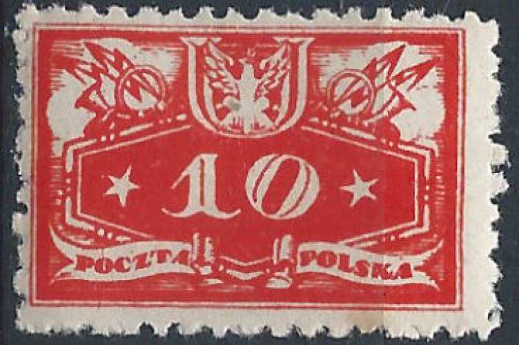 Pologne - 1920 - Y & T n° 3 Timbre de service - MH