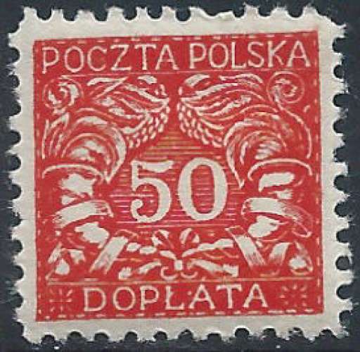 Pologne - 1919 - Y & T n° 19 Timbre-taxe - MH