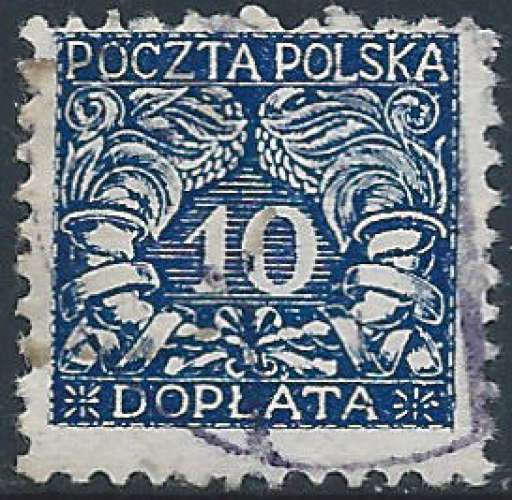 Pologne - 1919 - Y & T n° 25 Timbre-taxe - O.