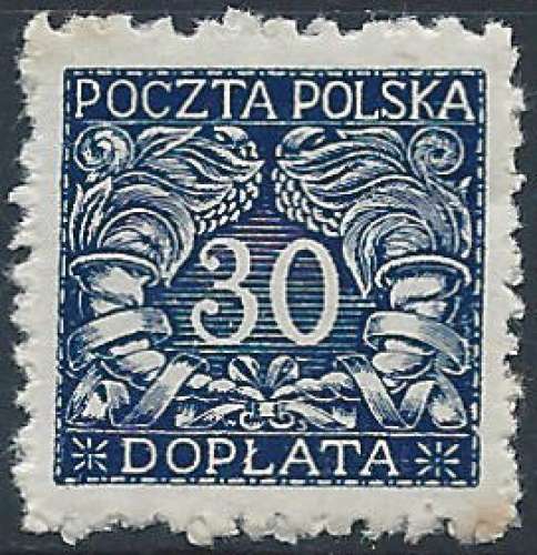 Pologne - 1919 - Y & T n° 27 Timbre-taxe - MH