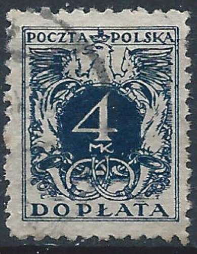 Pologne - 1921 - Y & T n° 39 Timbre-taxe - O.