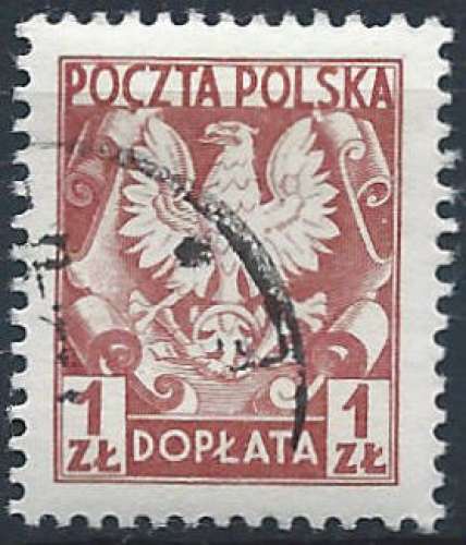 Pologne - 1980 - Y & T n° 146 Timbre-taxe - O.