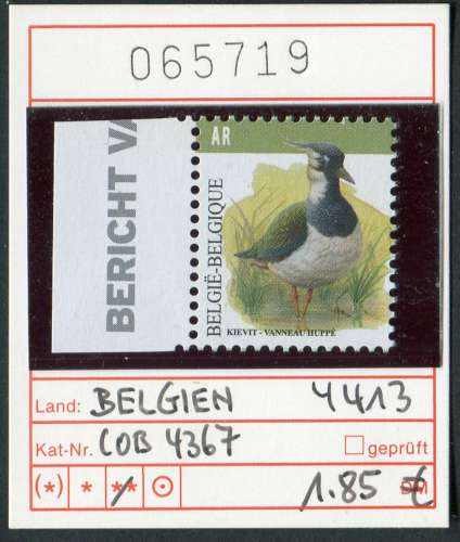 Belgique 2013 - Michel 4413 - COB 4367 - ** mnh neuf postfris - 