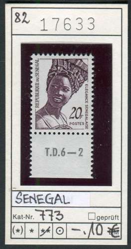 Sénégal 1982 - Michel 773 - ** neuf mnh - 