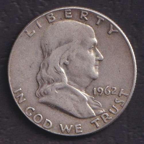 Etats Unis 1962 D 1/2 dollar Franklin half dollar 