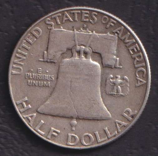 Etats Unis 1962 D 1/2 dollar Franklin half dollar 