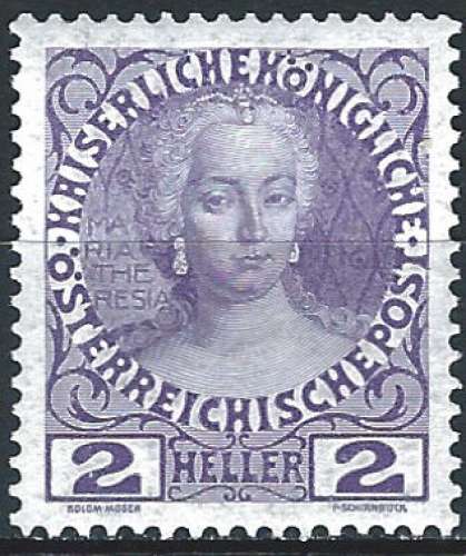 Autriche - 1908 - Y & T n° 102 - MNH