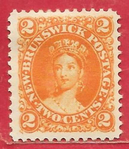 Nouveau-Brunswick n°5 2c orange 1860-63 (*)