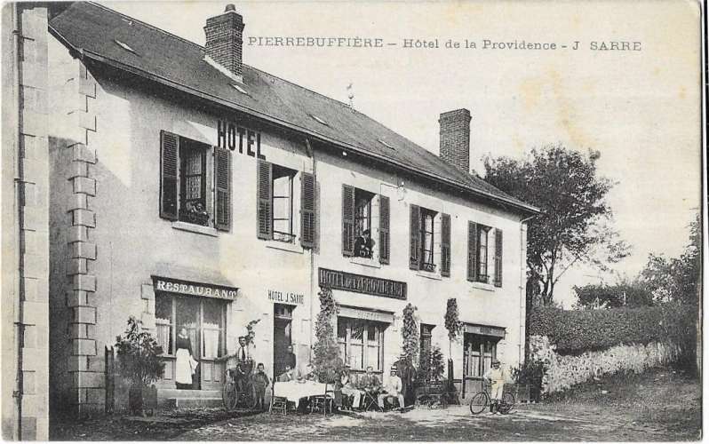 PIERREBUFFIERE: hôtel de la Providence J. Sarre - B & G