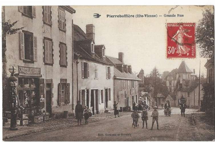 PIERREBUFFIERE: Grande Rue -Hirondelle édit Grosjean & Bonnafy