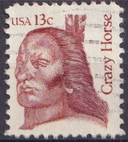 Etats Unis 1982 Y&T 1374 oblitéré - Crazy Horse 