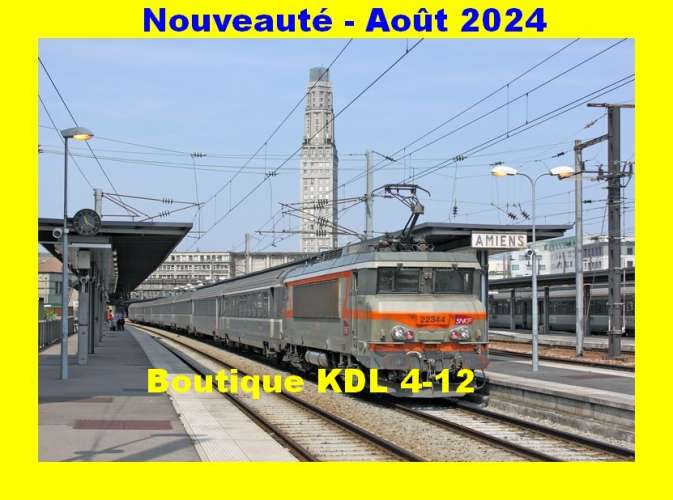 AL 977 - Train, loco BB 22344 en gare - AMIENS - Somme - SNCF