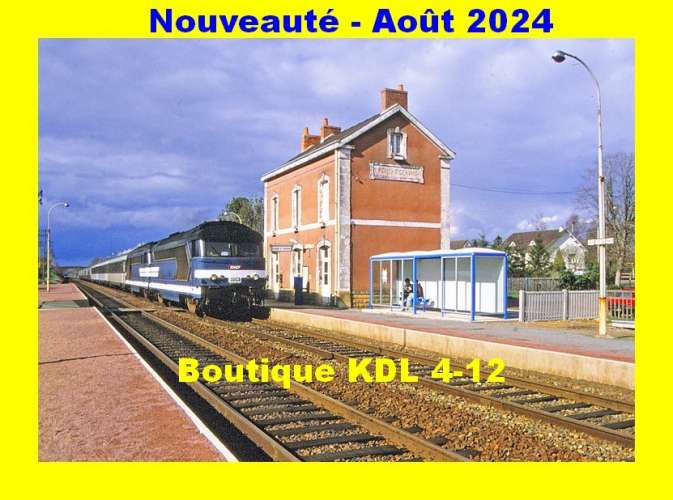 AL 991 - Train, locos BB 67300 en gare - LAIGNE-SAINT-GERVAIS cne St-Gervais en Belin Sarthe - SNCF