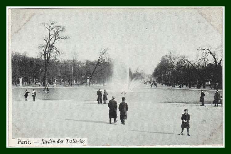 CPA PARIS (75) Jardin des Tuileries, non écrite