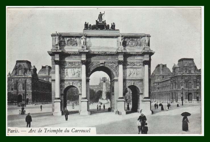 CPA PARIS (75) Arc de Triomphe du Carrousel, non écrite