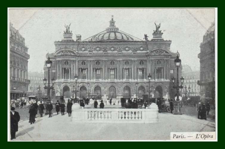 CPA PARIS (75) L' Opéra, animée, non écrite