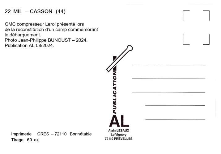 AL MIL 22 - GMC compresseur Leroi - CASSON - Loire-Atlantique