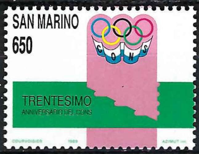 Saint-Marin - 1989 - Y & T n° 1206 - MNH