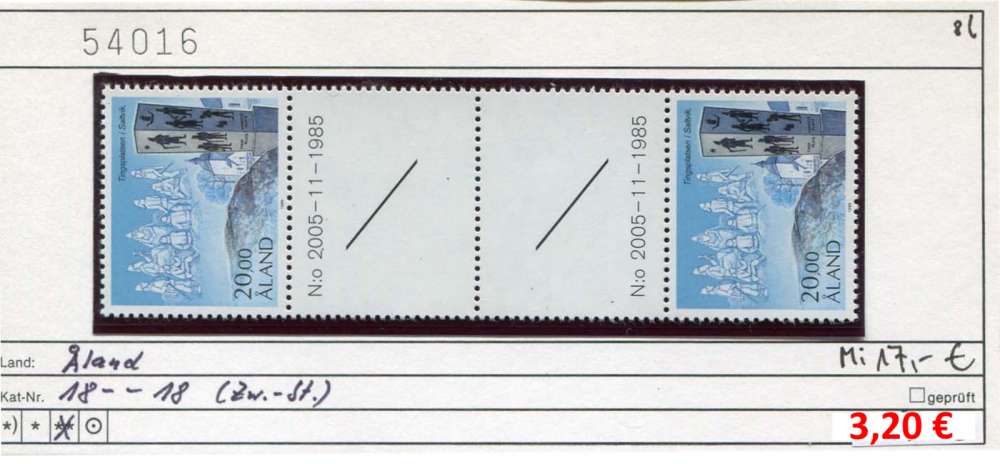 Aland 1986 - Michel 18--18  - ** neuf mnh