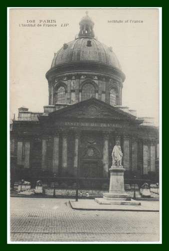 CPA  PARIS (75) L' Institut de France, non écrite BE