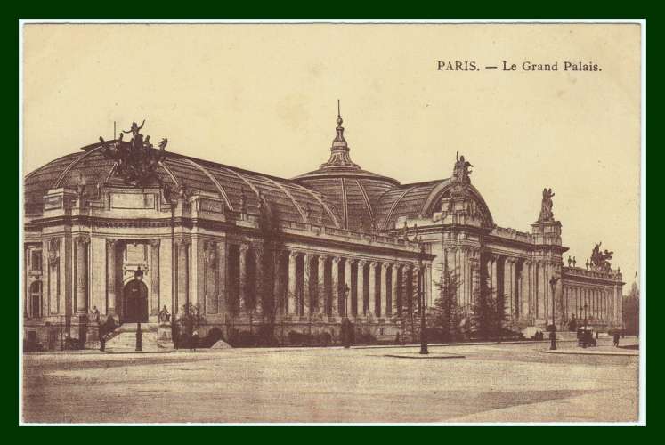 CPA PARIS (75) le Grand Palais, non écrite sépia TB 