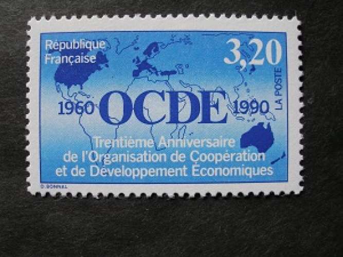 France 1990 - 30e anniversaire de l'OCDE - MNH**