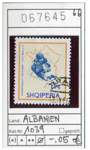 Albanie 1966 - Michel 1039- oo oblit.