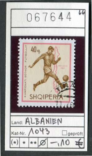 Albanie 1966 - Michel 1043- oo oblit.