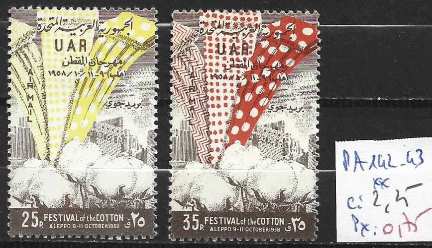 SYRIE PA 142-43 ** côte 2.25 €