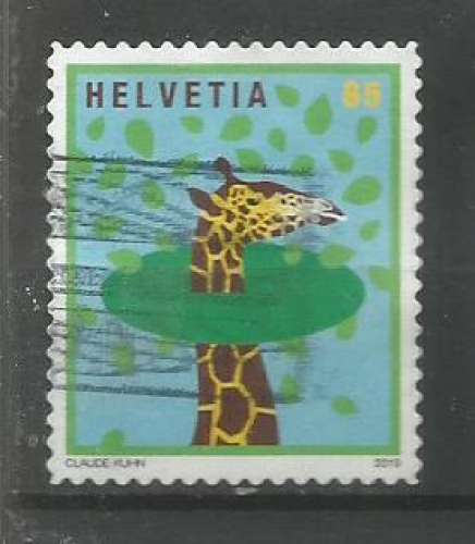 Suisse 2019  - YT n° 2549 - girafe