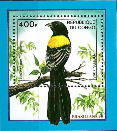 Congo - 1993 - Y & T n° 59B Blocs & feuillets - MNH