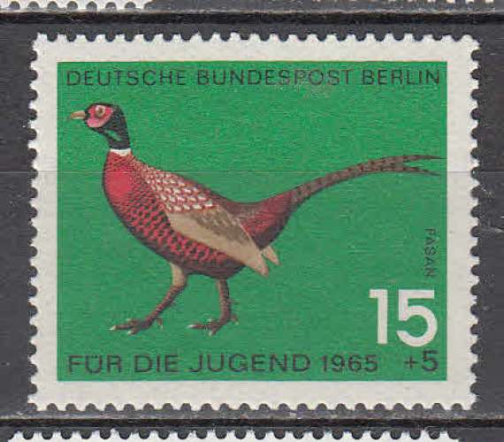 Berlin 1965  Y&T  227  N**  oiseaux  faisan