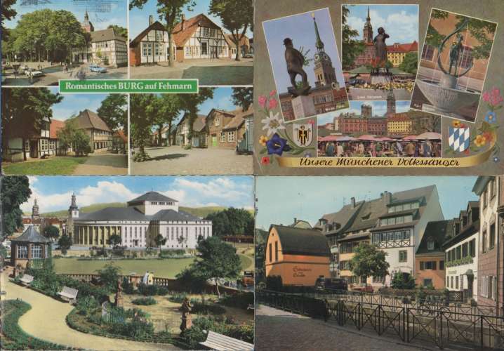 Lot 40 CPSM ALLEMAGNE (20 Scans avec verso) Voy. > France (Petit prix !)